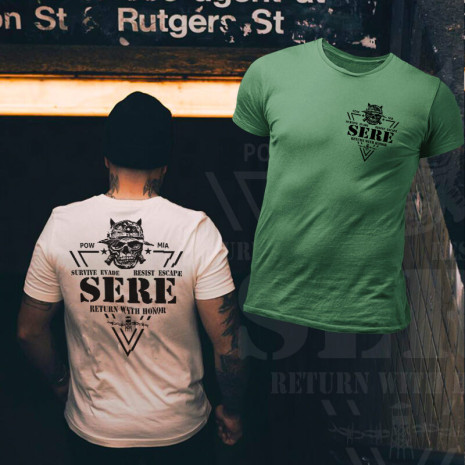 SERE Skull & Knife Tee: Resilient Forces