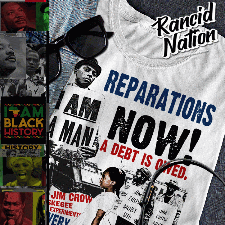 Black History Month t shirt Reparations Now
