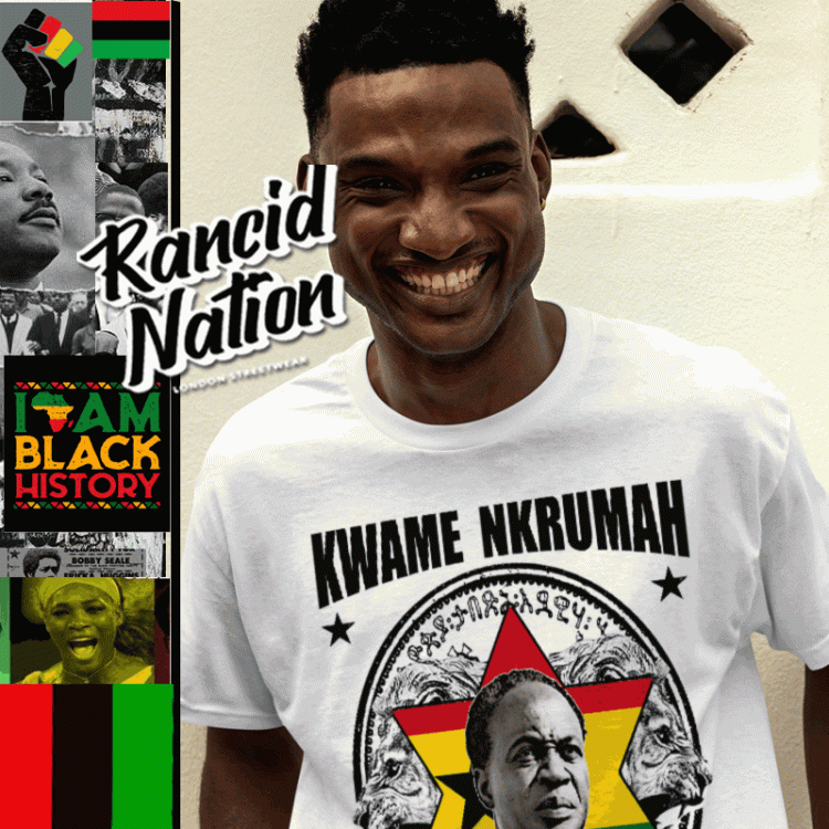 Black History Month t shirt Kwame Nkrumah