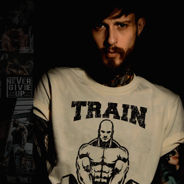 Workout Tee Shirt Train Insane
