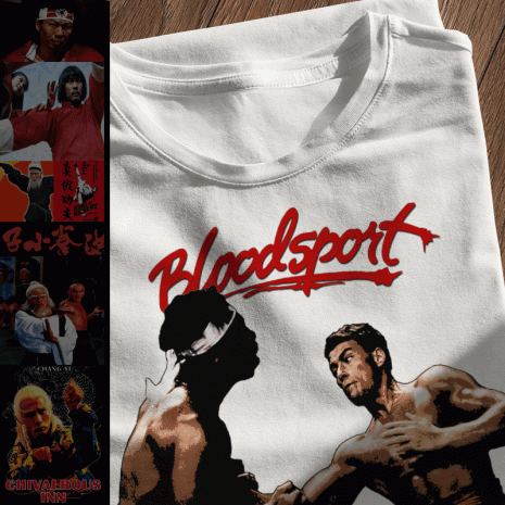 kung fu t shirt bloodsport