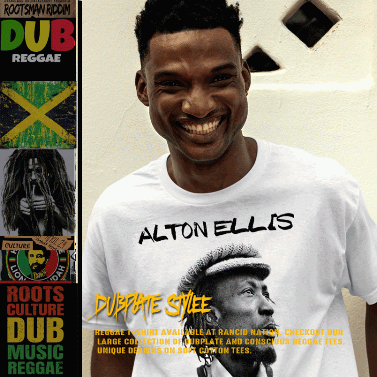 Alton Ellis shirt Rocksteady