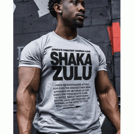 Shaka Zulu T-shirt South African Warrior King